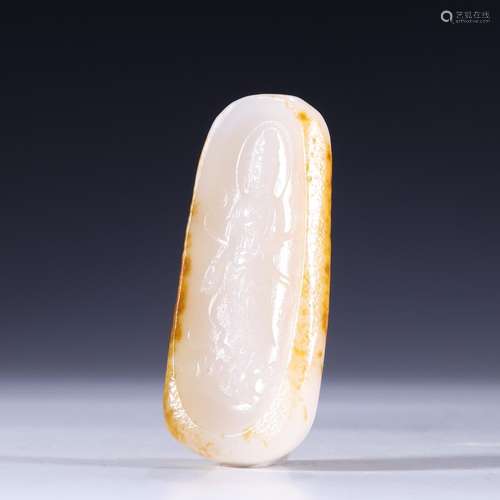 Hetian jade seed makings guanyin stone carvingsSpecification...