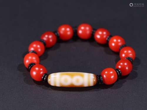nun eye color five days red agate beads hand stringSpecifica...