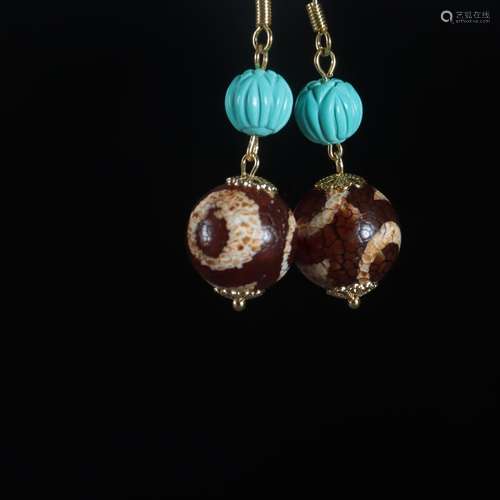 Lucia: one thousand set the corrosion eye god pearl earrings...