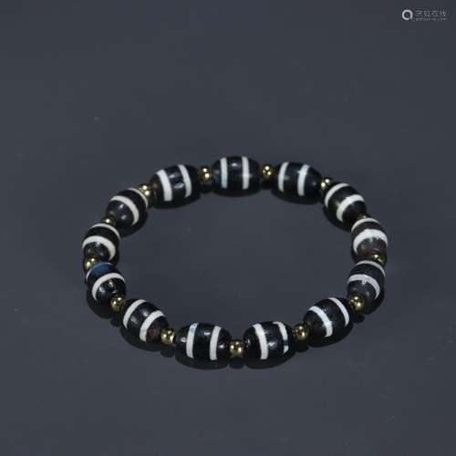 Asia: one thousand black and white and double god hand bead ...