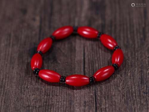 snow barrel bead hand string.Specification: 1.97 * 0.97 cmSn...