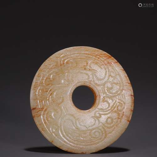 Ancient jade hook moire yuhuanSpecification: 9.3 0.65 diamet...