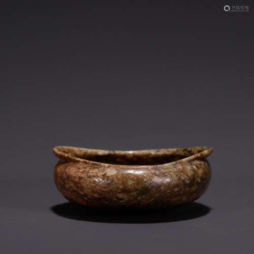 Ancient jade, ears small incense burnerSpecification: high 1...