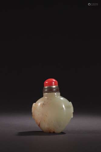 - natural hetian jade snuff bottlesSpecification: high 7 cm ...