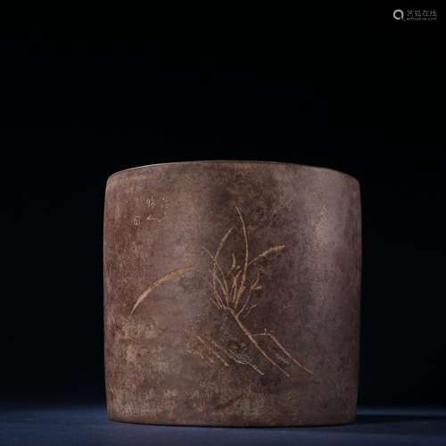 Yang Pengnian undressed ore violet arenaceous carved orchid ...