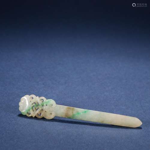 Jade bat life of using.Specification: 9.8 ㎝ across 1.7 ㎝ lon...