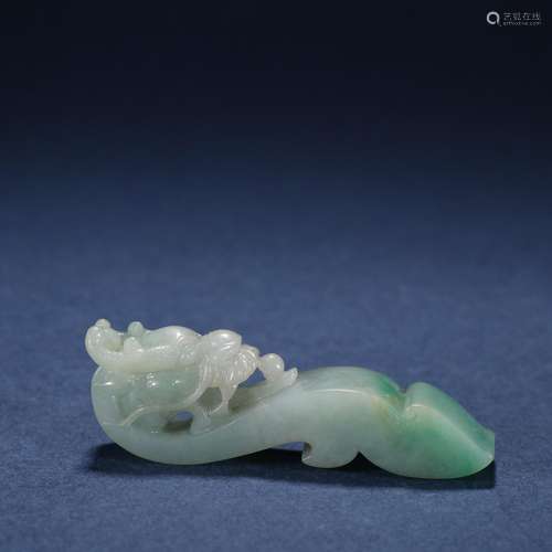 On the evening of jade dragon hook.Specification: 6.8 ㎝ acro...