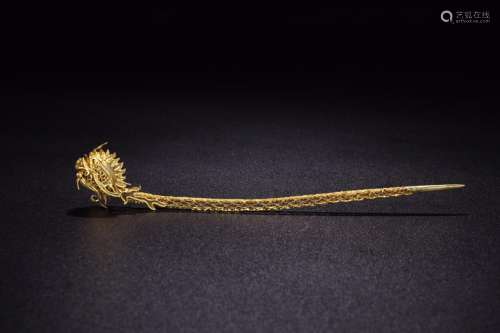 : silver and gold dragon hair typeSize: length 19 cm width 1...