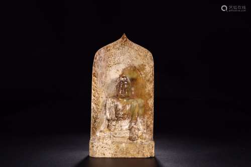 Before: hetian jade belt Buddha statueSize: 13.5 cm wide and...