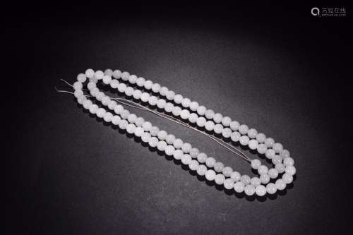 Hetian jade round pearl beadsSize: bead diameter 1.2 cm weig...