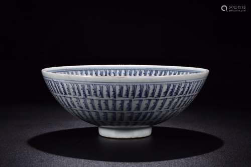 The bowls: blue and white BuddhaSize: 20.5 cm high 8 cm in d...
