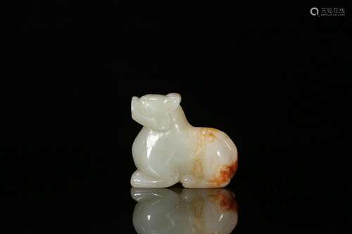 Old hetian jade benevolent carvings, jade jade is exquisite,...