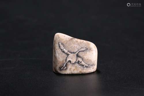 Old shoushan stone seal, delicate old chapter, every word, a...