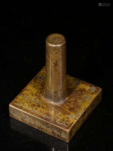 ."" pure copper casting square copper sealSize: 10...