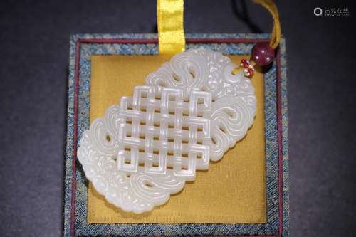 Hetian jade jade swipe CARDS, waist, hetian jade, burnish fe...