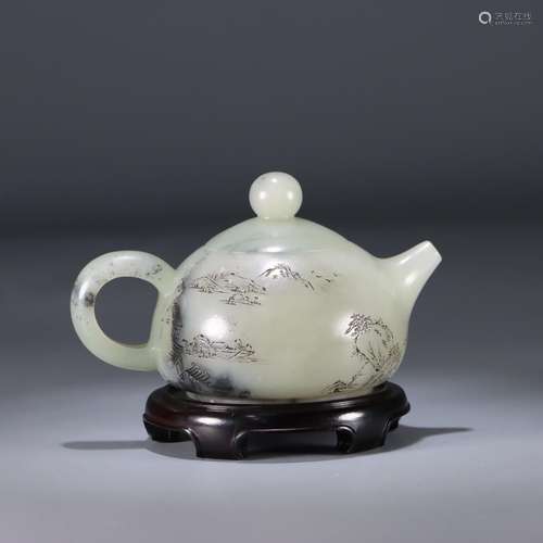 : : stories of blue and white yushan hetian water poems potS...