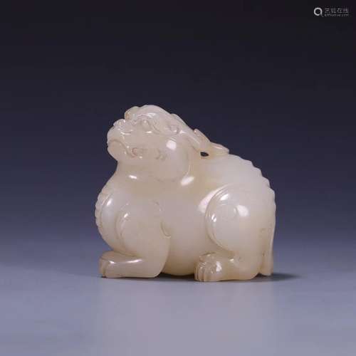 : hetian jade the mythical wild animal carvingsSize: 5.6 * *...