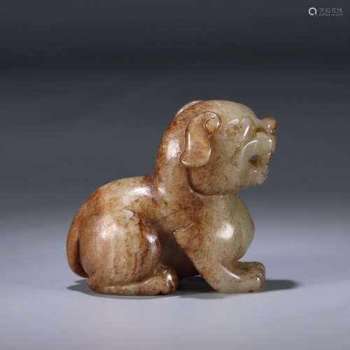 : hetian jade benevolent carvingsSize: 6.5 cm long. 6 cm hig...