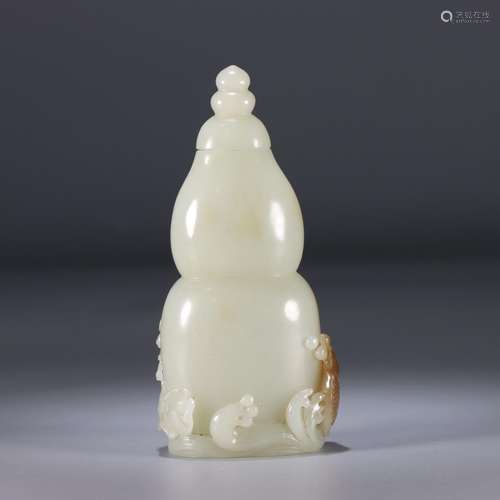 : hetian jade "years of more than" gourd bottleSiz...