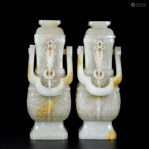 , girder bottle, material of hetian jade, jade is exquisite,...