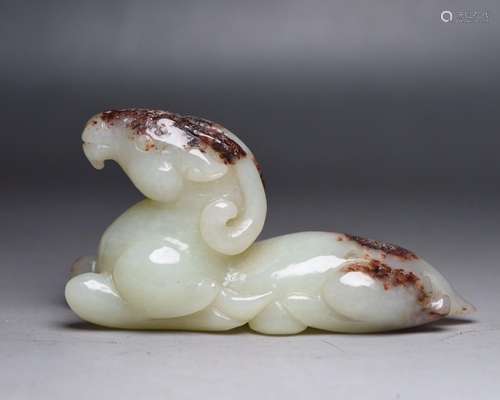 Hetian jade beastSpecification: 9.4 * 5.0 * 3.2 cm weighs 13...