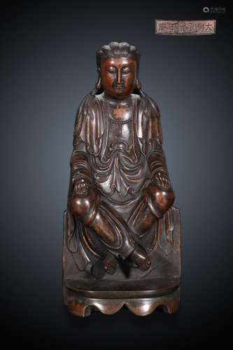 Precision casting copper fetal foot maitreya bodhisattva'...