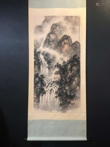 Panting, printed landscapeDraw core X139.5 size 68.2 cmPanti...