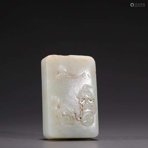 Old hetian jade, jade brand zhaojunSpecification: high 5.7 3...