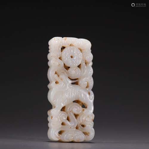 Old hetian jade, benevolent listedSpecification: high 7.15 3...