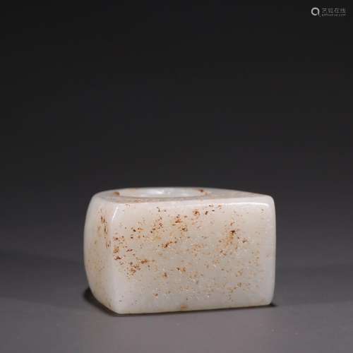 Old hetian jade, element face BanZhi water chestnutsSpecific...