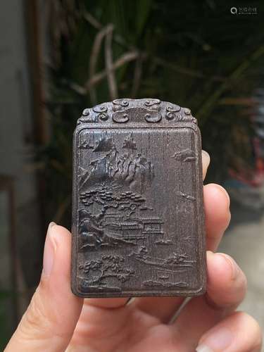 Chen xiang landscape pattern brandSpecification: 5.9 cm high...