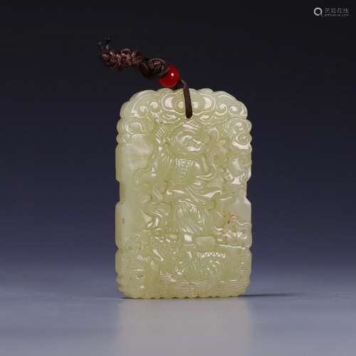 : hetian topaz "kuixing bucket" listedSize: 5.7 cm...