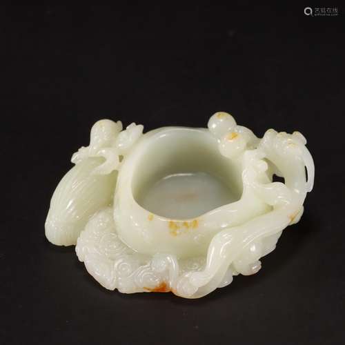 : hetian jade in extremely good fortuneSize: 9.3 cm long. 7 ...