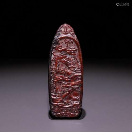 Old xj carving landscapeSpecification: long and 7.6 cm wide ...
