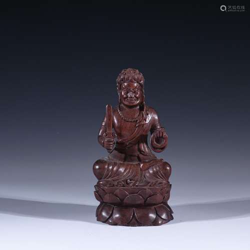 lobular rosewood of BuddhaSpecification: 14.5 cm long and 7....