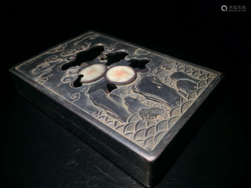 The violet end gxplorer FangGai inkstone: fukuyama ShouHaiCl...