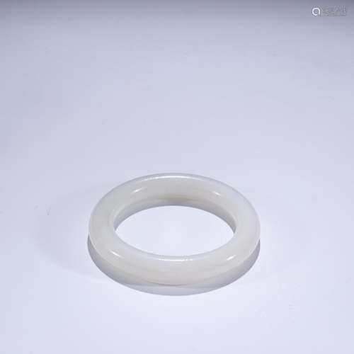 Hetian jade seed makings round bar braceletSpecification: 5....