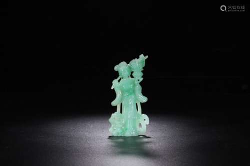 : jade maid furnishing articlesSize: 7.8 cm wide and 3.9 x 1...