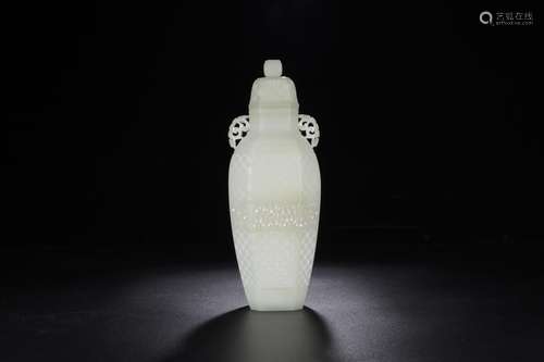 : hetian jade thin foetus flower pattern designSize: 21.3 cm...