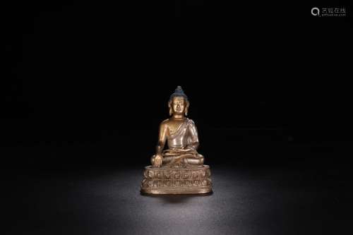 : coppering.as silver Buddha had statuesSize: 10.7 cm wide a...