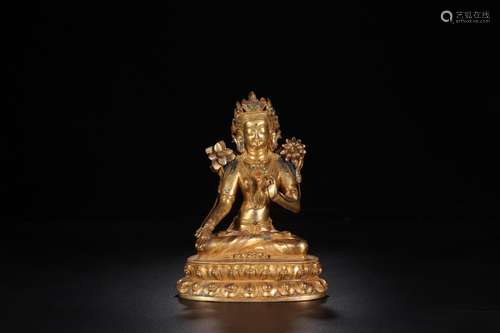 : gold white tara statuesSize: 18.5 cm wide and 13.6 x 10 cm...