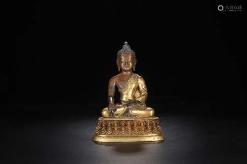 : gold Buddha had statuesSize: 16 cm, 11.8 cm wide weighs 13...