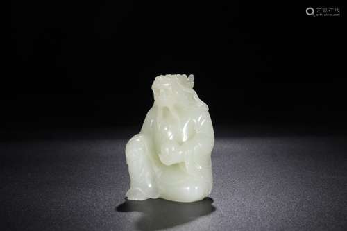 : hetian jade dragon zodiac furnishing articlesSize: 7.2 cm ...