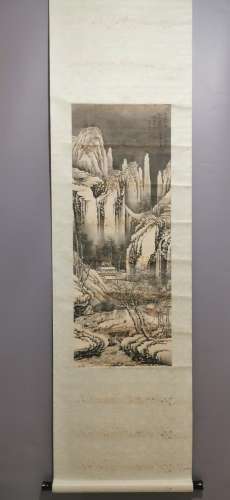 Jincheng, silk scroll, size 37-97