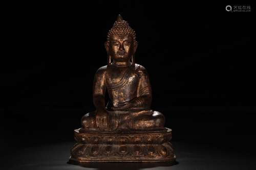 Precision casting copper foetus illuminated shakyamuni Buddh...