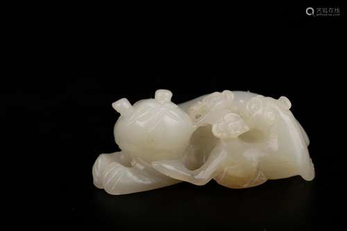 , hotan white jade s handsSize: 6 x 4 x 2.5 cm weight: 63 gB...