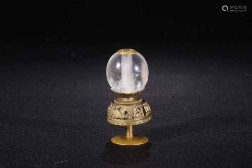 : old crystal crownSize: 6.6 cm diameter of 3.1 cm weighs 84...
