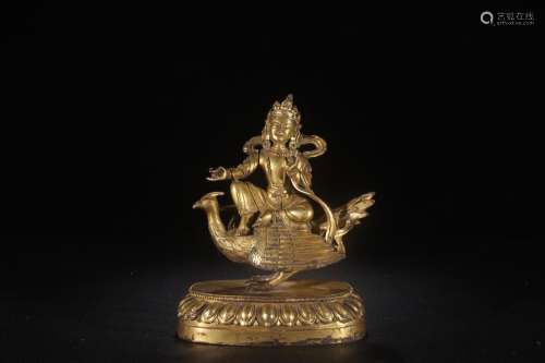 : gold, like a statue of brahmanSize: 20.9 cm wide high 17 x...