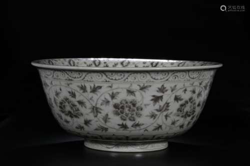 Flowers large bowl: avoid youligong branches16.5 cm high, 37...