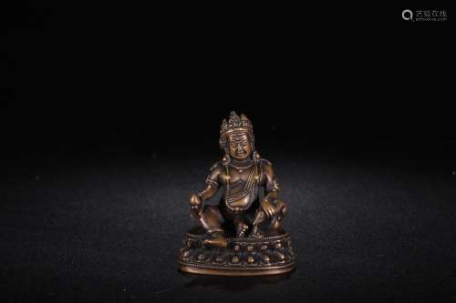 : copper foetus, the god of wealth like a statueSize: 8.6 cm...